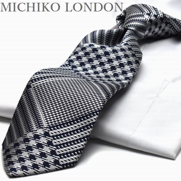 Michiko London Day Gift Made In Brand Name Necktie Father's Necktie, Japan, 100% Silk, Z-112