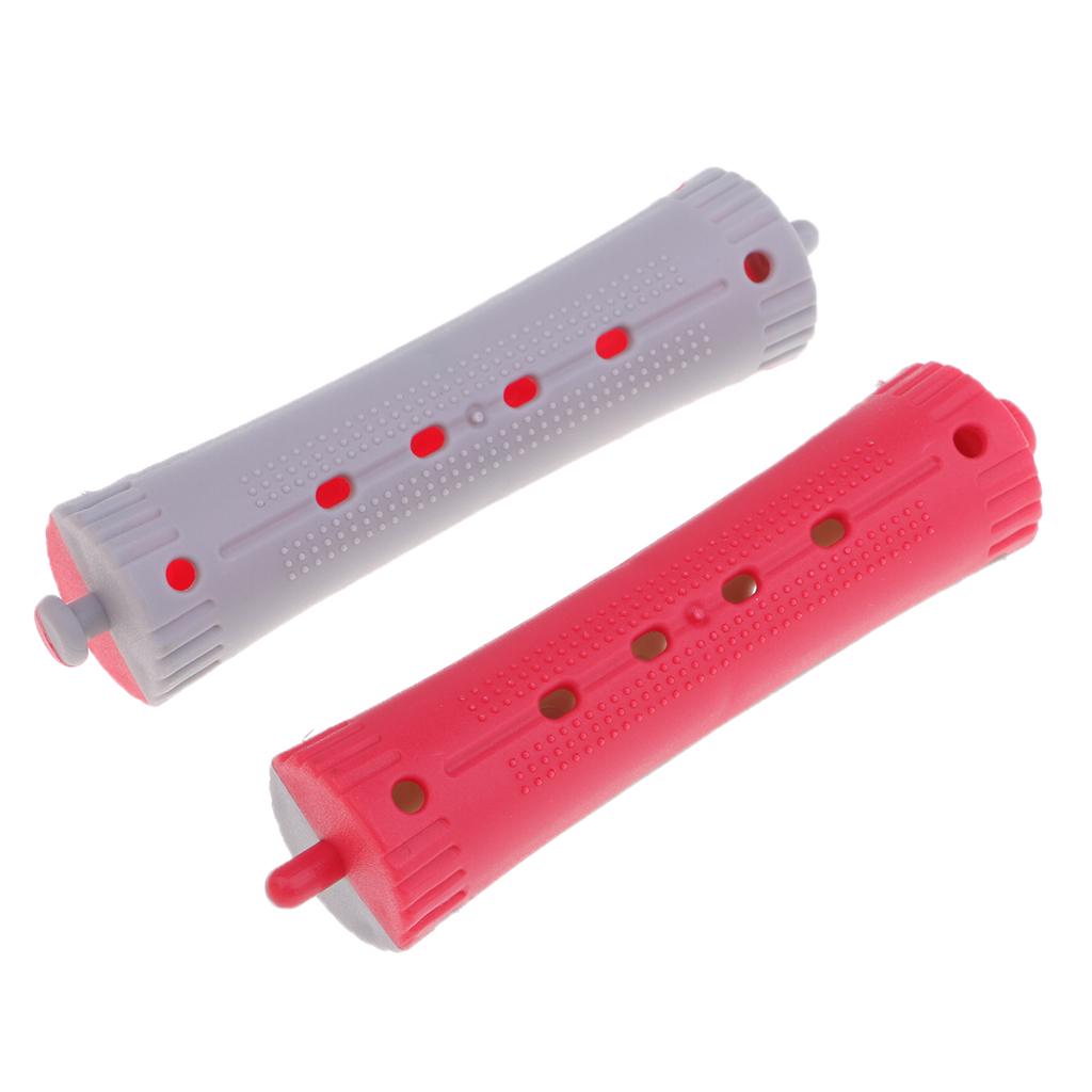 12pcs Hair Curler Clamps Hairdreser Perm Rods Styling DIY 9 X 0.8 Cm