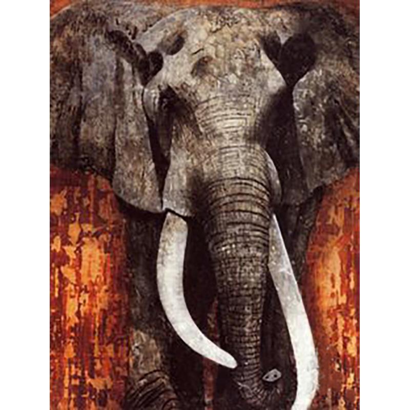 Diy Elephant 5D Diamond Painting Full Round Drill Cross Stitch Animal Diamond Embroidery Rhinestone Home Decor Wall Art Gift