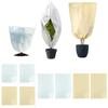 2Pcs/set  Winter Drawstring Plant Covers Frost Protections Bags Anti-Freeze Jackets Warm Blanket for Shrub Tree Plant