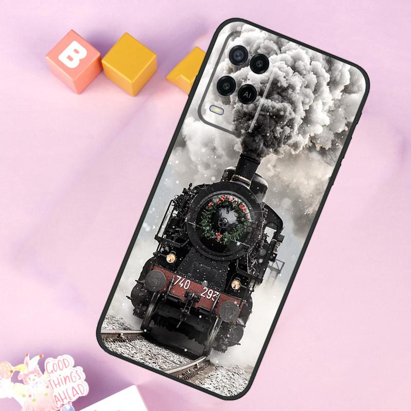 

Train Steam Engine Case For Oppo A98 A78 A18 A38 A58 A74 A94 A54 A15 A17 A57 A6 A5 Pro A16 A76 A96 A40 A60 A80 OPPO A94 5G