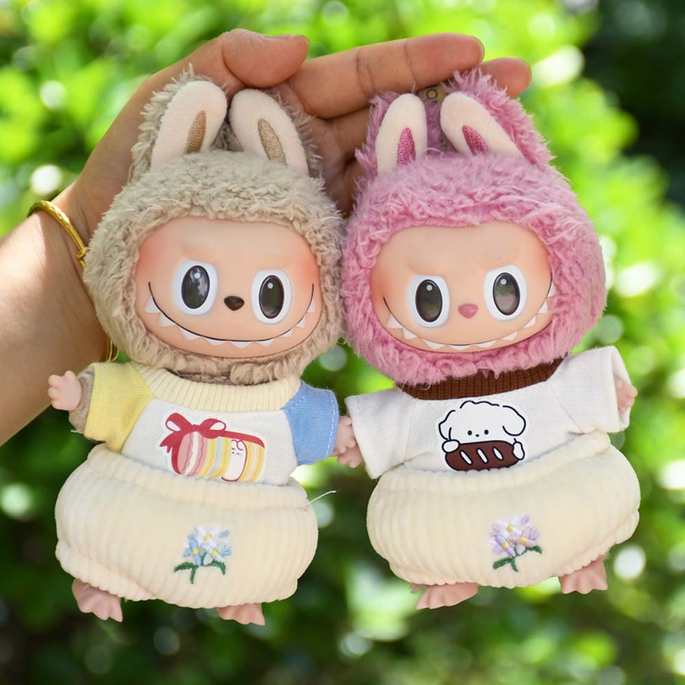 

Toy Accessories 17cm Labubu Time Clothes Doll s Clothes Plush Dolls Clothes Children Gift StyleE