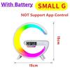 Wireless Charger Bluetooth Speaker Desktop Alarm Clock RGB Night For iPhone 16 15 14 13 12 Samsung Xiaomi 15 Phone Fast Charging