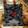 3D Classic Berserk Soft Flannel Blanket for Bed Bedroom Sofa Picnic Warm Throw for Outdoor Leisure Nap Trip Gift