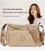 2026 Women's Multi-Pocket Oxford Shoulder Bag: Stylish, Layered, and Simple Crossbody for Casual Commuting