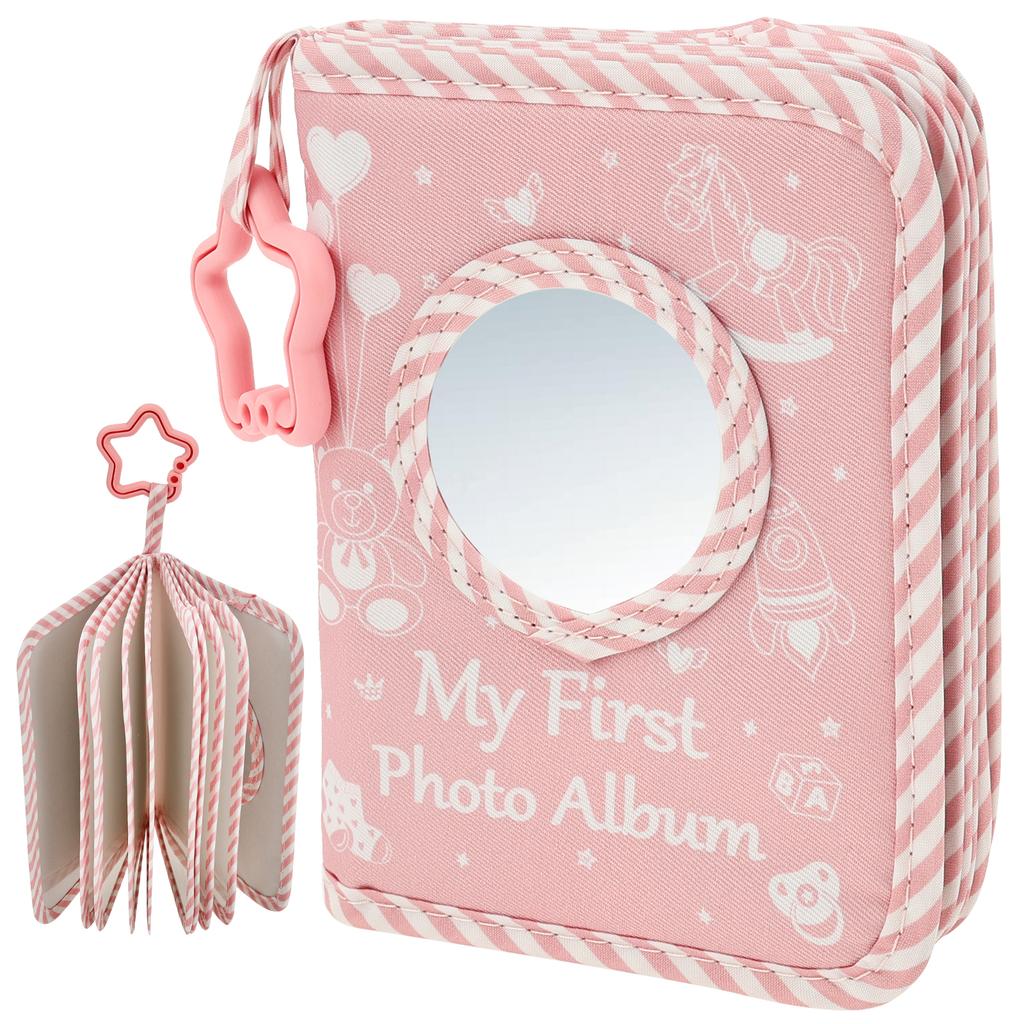 Mjukt Tyg Album Baby Tillväxt Minnesfotoalbum Baby Spjälsäng Tyg Bok Leksak Montessori Tidig Utbildning Album Bok Födelsedagspresent