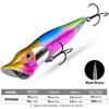 Bionic Popper Lure: 19g/50g Floating Splash Bait for Bass & Asp - Realistic Crawling Action