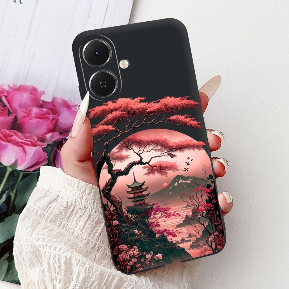 For Tecno Spark GO 2 Case LJ7 Popular Painted Cover 6.67'' Soft Silicone Phone Case For Tecno Spark Go2 SparkGo2 Back Cover Bags