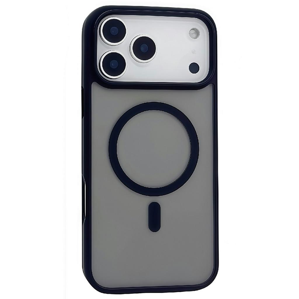 For iPhone 17 Pro Magnetic Case Skin Touch TPU Acrylic Phone Back Cover