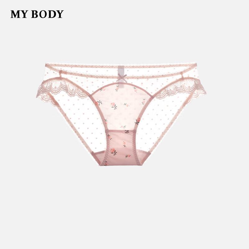 Mybody Women's Lace Low-Rise Breathable Briefs