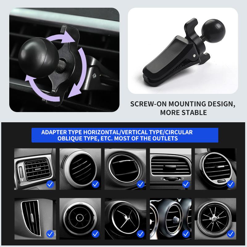 BAD1 Car Styling Aluminum Alloy Mount Phone Holder Dashboard Cell Stand Accessories For Benz Exclusive AMG W124 W203 W204 SPRINTER V