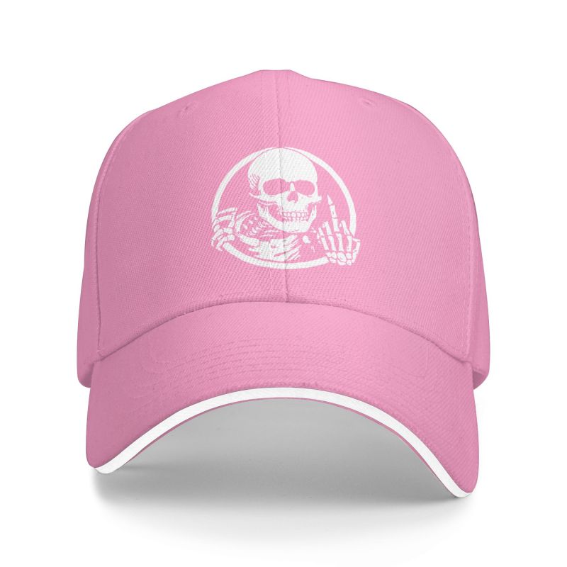 Custom Skull Baseball Cap for Men Women Personalized Adjustable Adult Skeleton Dad Hat Spring