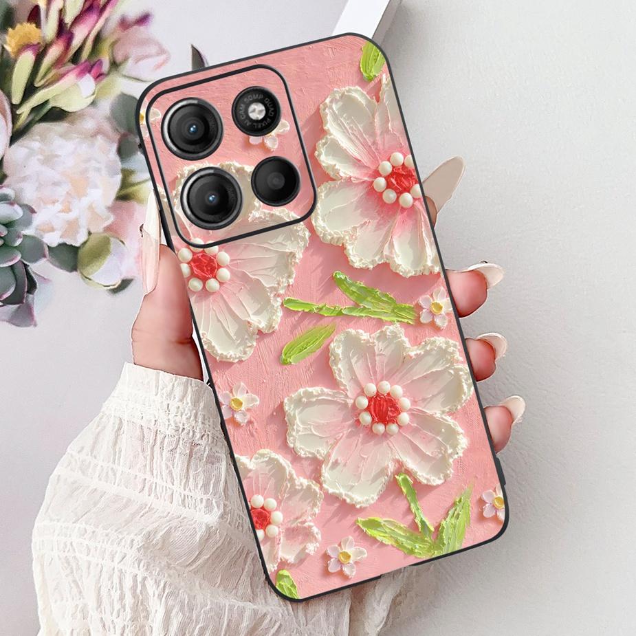 For Motorola Moto G15 Case Stylish Painted Cover Shockproof Soft TPU Phone Case For Motorola G15 G 15 MotoG15 Fundas 6.72'' Capa