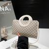 2025 New Summer Fashion Ring Portable Small Square Bag Texture Shoulder Bag Niche Design Messenger Simple Women's Bag