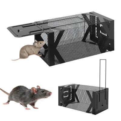 Humane Mouse Trap Easy Catch Release Rat Cage Reusable Indoor Outdoor