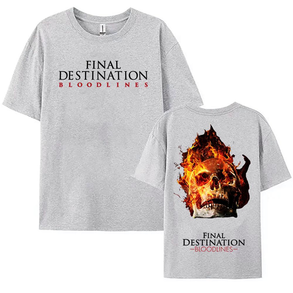 

Supernatural Horror Movies Tshirts Final Destination Bloodlines Tshirt Summer Short Sleeve Cotton T Shirt Hip Hop Women Clothes 2XL