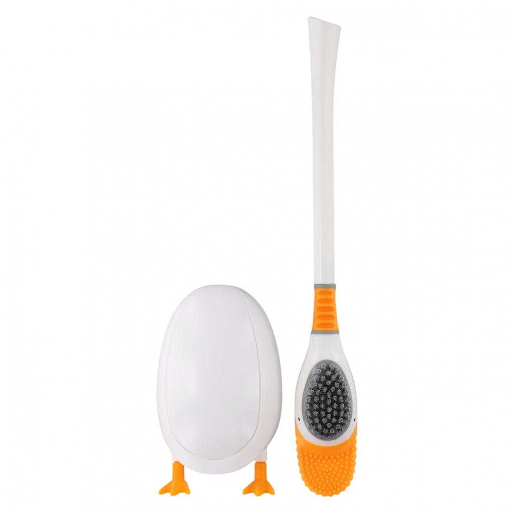 Unique Duck Design Toilet Brush and Holder Set for Complete Bathroom Clean