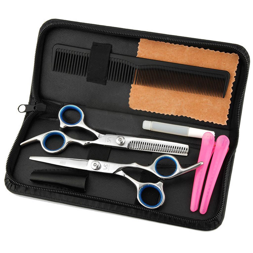 Hair Cutting Barber Shears Set Scissors Haircut Thinning Scissors