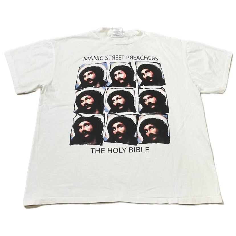 Vintage MANIC STREET PREACHERS XL The Holy Bible Britpop Jesus Christ T-shirt