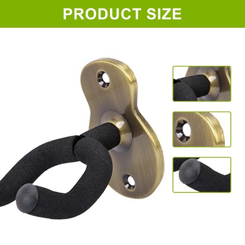 Guitar Wall Hanger, Guitar Hanger Ukuleles Wall Mount Guitar Wall Mount Hanger for Home and Studio Electric Guitar Rack
