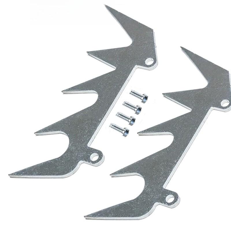 

For MS170/180/200/201/192/230/250 Chip Guard Insert Teeth Fixed Teeth 2set Insert Wood Teeth Nail Nut To Fix Teeth Fork Wood срібний