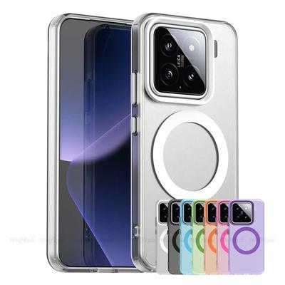 Für Xiaomi 15 Hülle Abdeckung Xiaomi Mi 15 Capas Handy Bumper Armor Rückseite Transparent Magnetisch Matt Klar Fundas Xiaomi 15 Xiaomi15