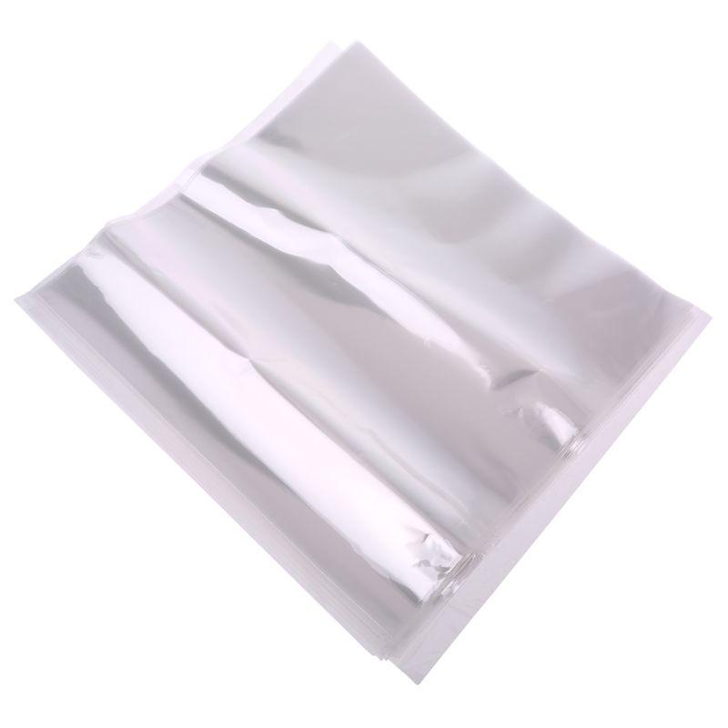 50 Record Sleeves Crystal Clear Vinyl Record Storage Protector 12" Outer Sleeves Record Storage for LP Album Covers