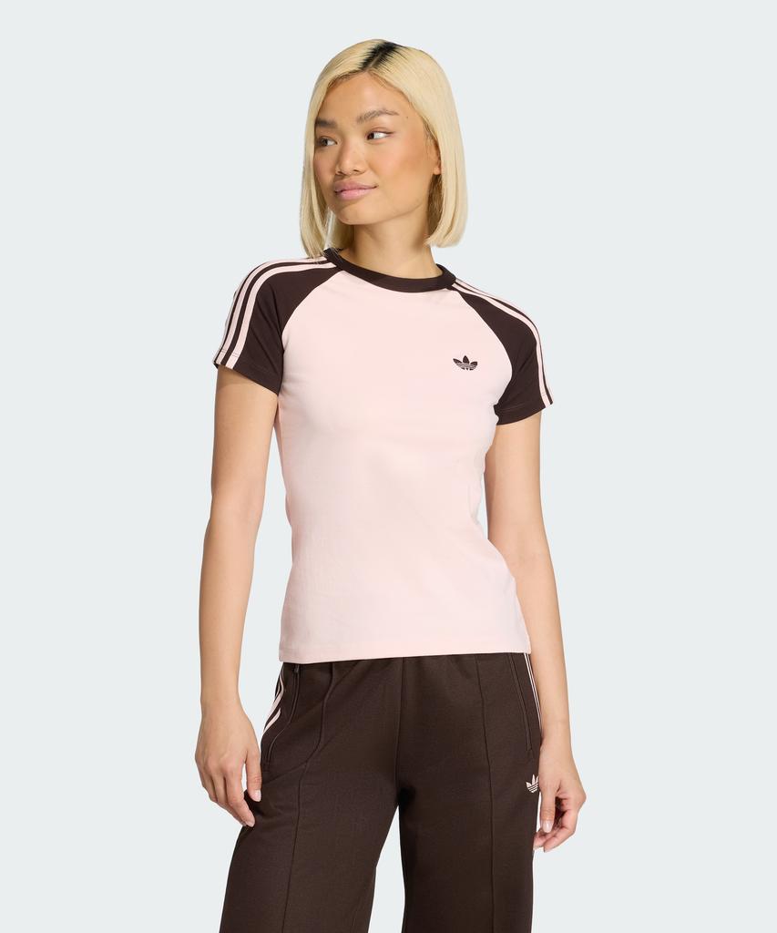 adidas Superstar T-Shirt - Sandy Pink: Aura Coffee / Kd3800