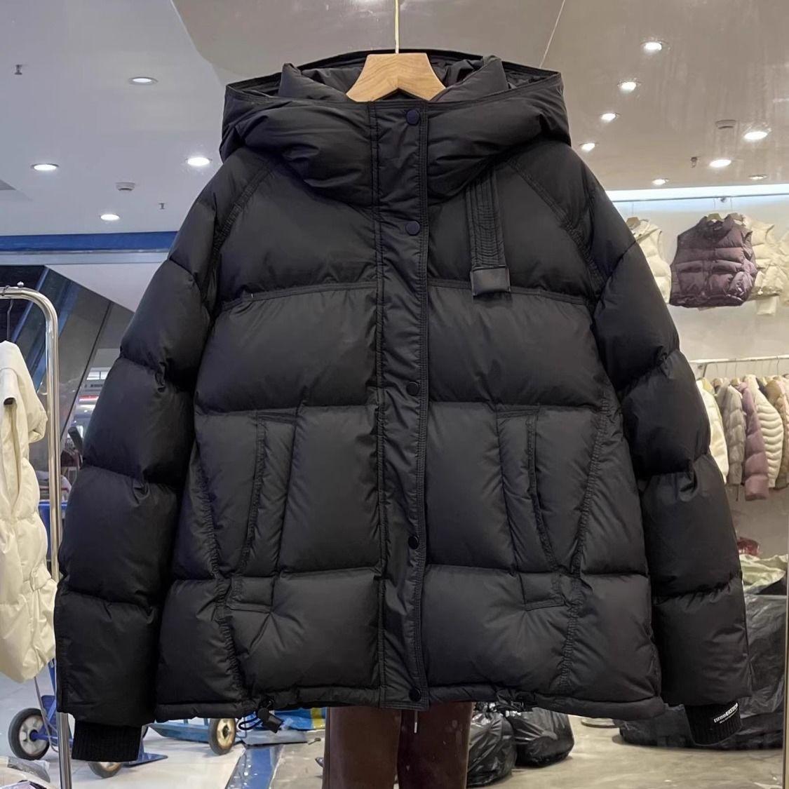 

Модная повседневная высококлассная хлопковая одежда-пуховик женская осенне-зимняя толстая пуховая хлопковая одежда тренд 6XL чёрный