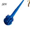 Dragon Sculpture Bookshelf Nook Light, 3D Printed Fire-Breathing Fantasy Flying Dragon, Shelf Accent Lamp Art Collectibles with LED Flame Gothic