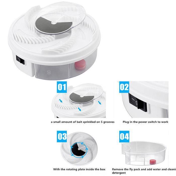 Piège Anti-Mouches Insectes Électrique Piège À Mouches Insectes Automatique