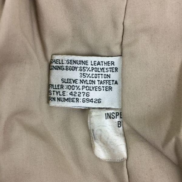 Rare Vintage US Military Bencat 1936 VGC CHIA Vietnam/USA Air Force Bomber Jacket Size S Brown Leather Jacket(USED)