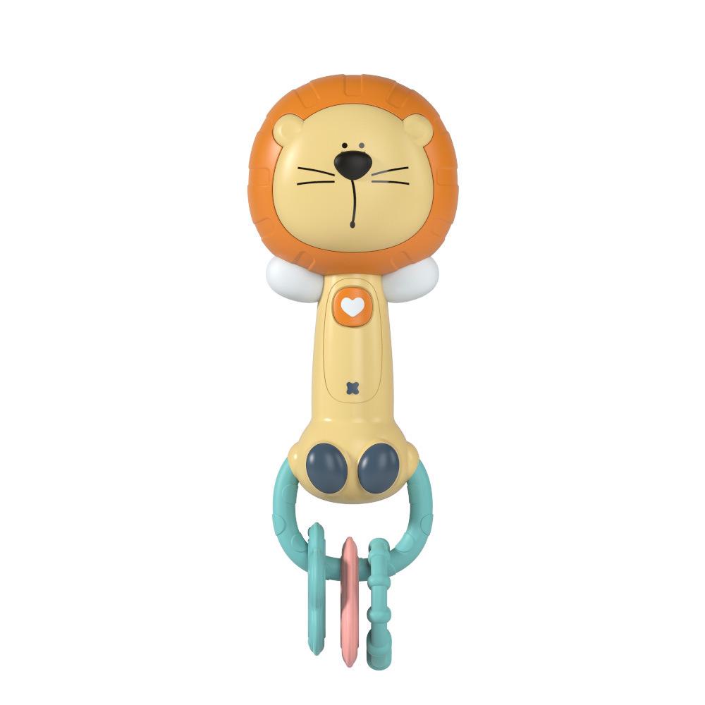 

Cartoon Animal Musical Baby Rattle Toy Set with Lights & Soothing Sounds