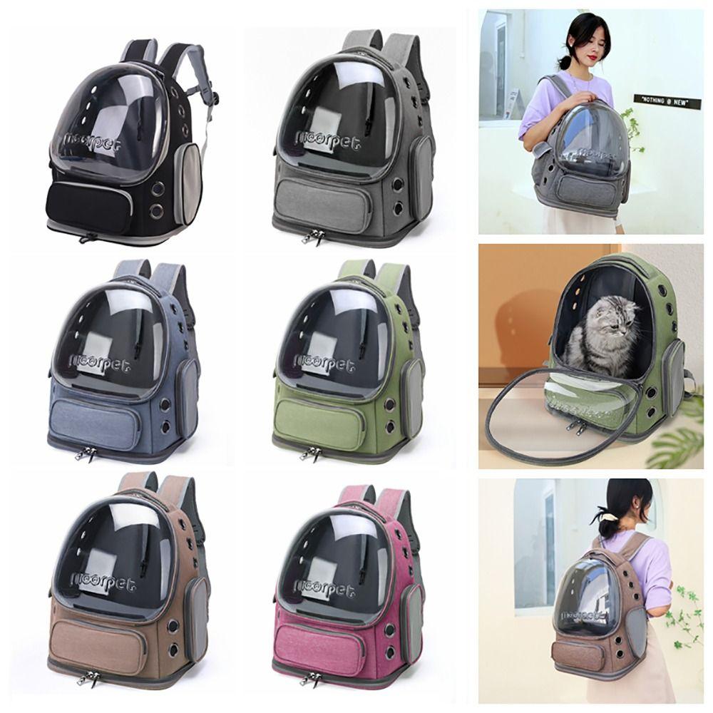 Breathable Cat Space Capsules Large Capacity Pet Double Shoulder Bag Sturdy Pet Backpack  Cat/Puppy