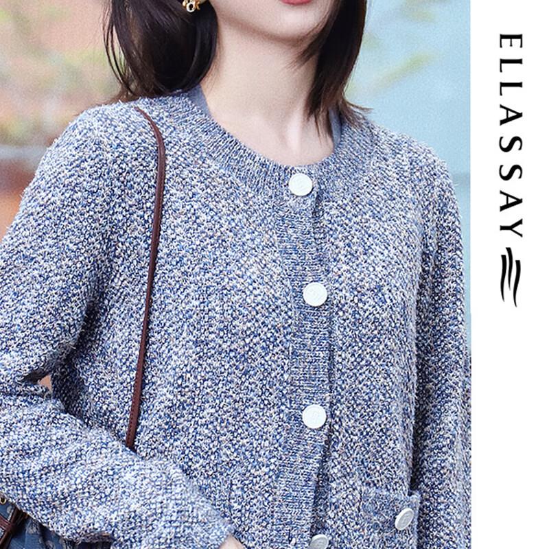 ELLASSAY Women's Chic Soft Knit Long Sleeve Sweater