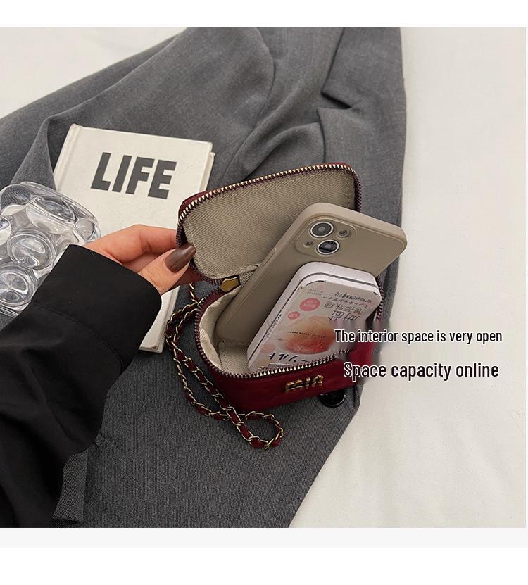 Winter 2024 Retro Frosted Mini Box Bag - Trendy Crossbody Coin Purse