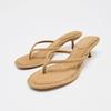 Fashion Summer Fashion Thin Heels Slippers Women Clip Toe Casual Sandals Flip Flops Shoes Zapatos De Mujer