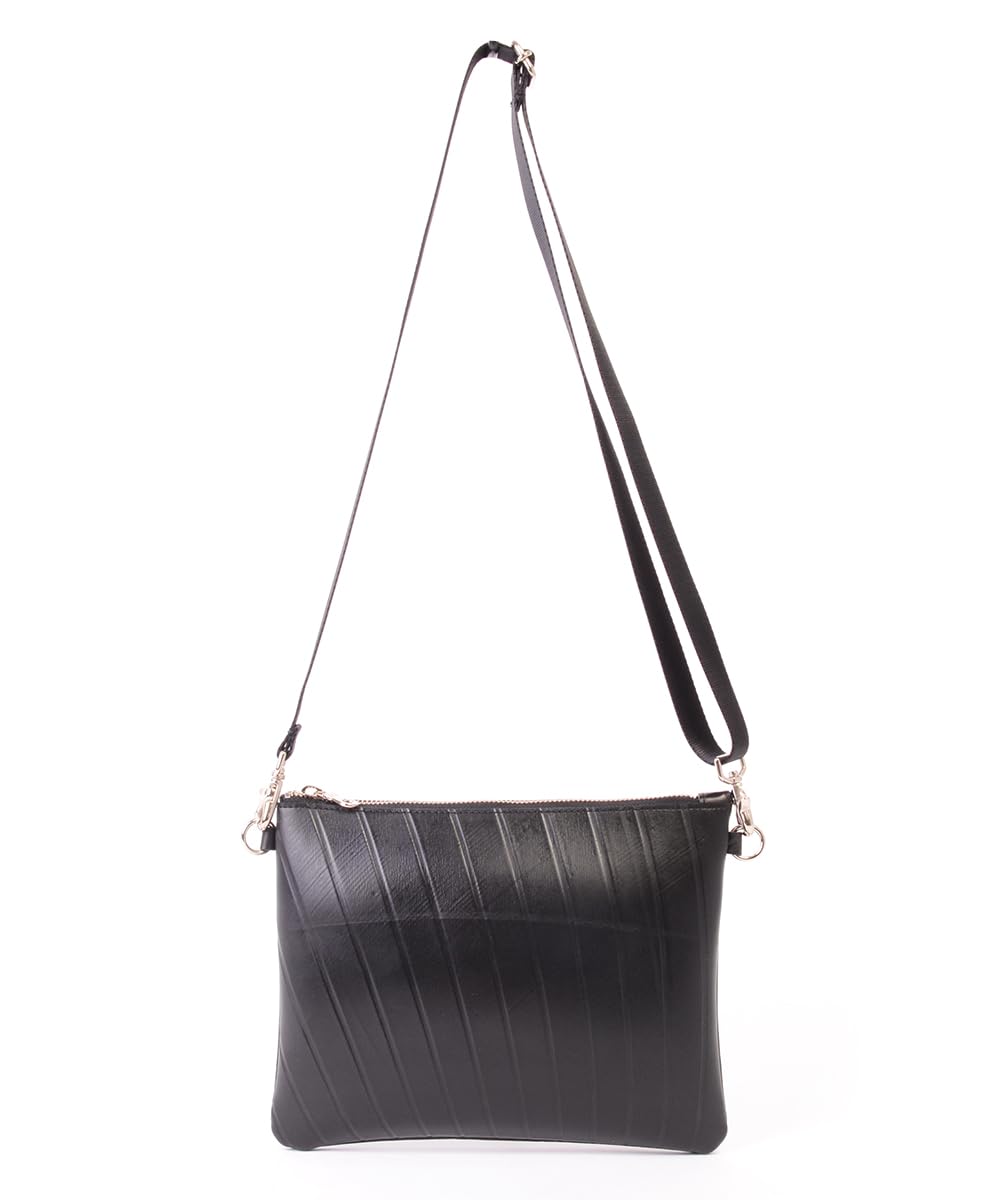 

Сумка-кошелек из натуральной кожи SEAL, двухсторонняя, мини-сумка через плечо, водонепроницаемая, изготовлена в Японии, мужская PS-154BK