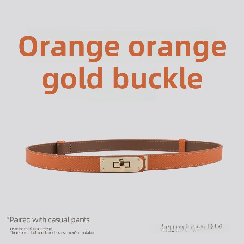 

Жіночий модний ремінь з вишуканої шкіри - високоякісна коров яча шкіра, універсальна прикраса для талії суконь