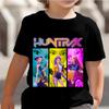 KPop Demon Hunters Kids T Shirt Huntrix Girl Saja Boys Baby Tops Toddler Tees Zoey Rumi Mira Clothes Children T-shirts Short Sleeve Wear