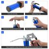 Heavy Duty Manual Grease Gun Kit 400CC With High-Pressure Pumping & Hose For Industrial Machinery And Vehicle Maintenance Tools