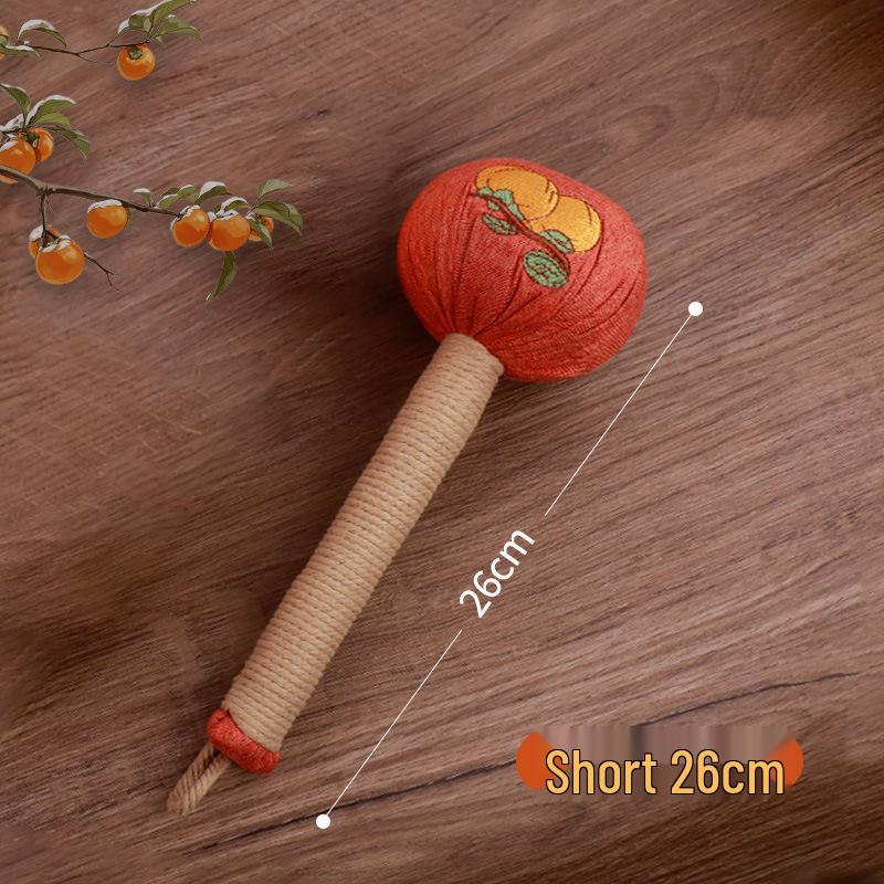 Persimmon Ruyi Mugwort Health Hammer - Practical Gift for Employees, Customers, or Mom's Birthday Souvenir