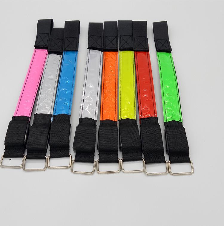 LED Illuminated Armbands & Reflective Wristbands for Night Running and Outdoor Sports