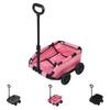 Haustierwagen Multifunktional Faltbar 4 Räder Ziehbar Haustierkarre Tragbar für Outdoor Camping Reisen