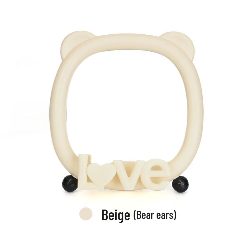 

Oeny Bear Ear Small Standing HD Makeup Mirror