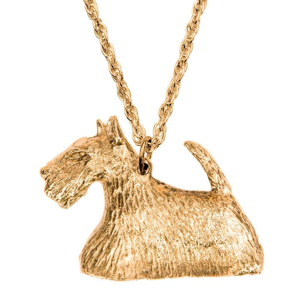 Scottish Terrier Made In England Art Dog Pendant Necklace Collection