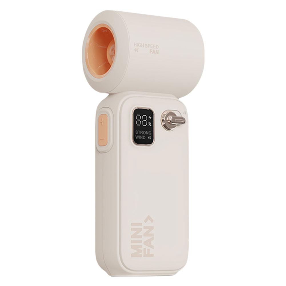 

High Speed Fan LED Display Handheld Turbo Fan Rechargeable Electric Cooling Fan Mini Personal Fan for Outdoor Travel шампанского