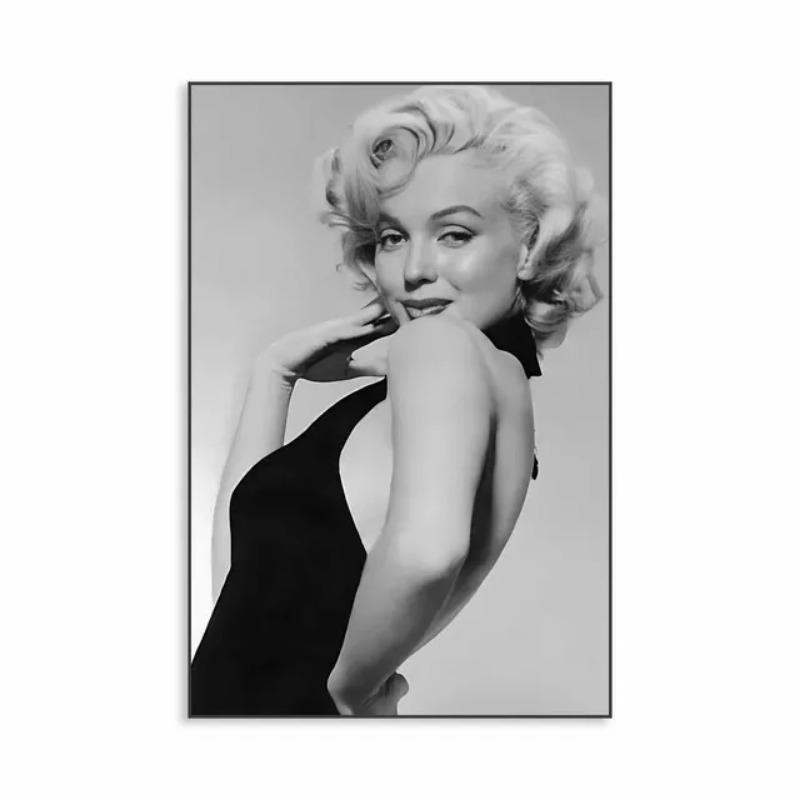 Classico poster su tela in bianco e nero, stampa artistica da parete moderna, perfetta per la camera da letto, per decorare la stanza e valorizzare l'aspetto della casa.