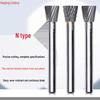 Carbide Rotary File Tungsten Steel Grinding Head 6mm Shank for Electric Grinder 