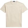 Polo Solid Color Crew Neck Knit Short Sleeve T-Shirt Men T-Shirts Beige MNPOTSH1N822770
